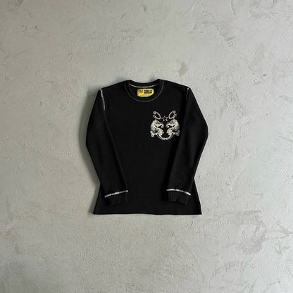 Corteiz Tiger Contrast Waffle Sweater