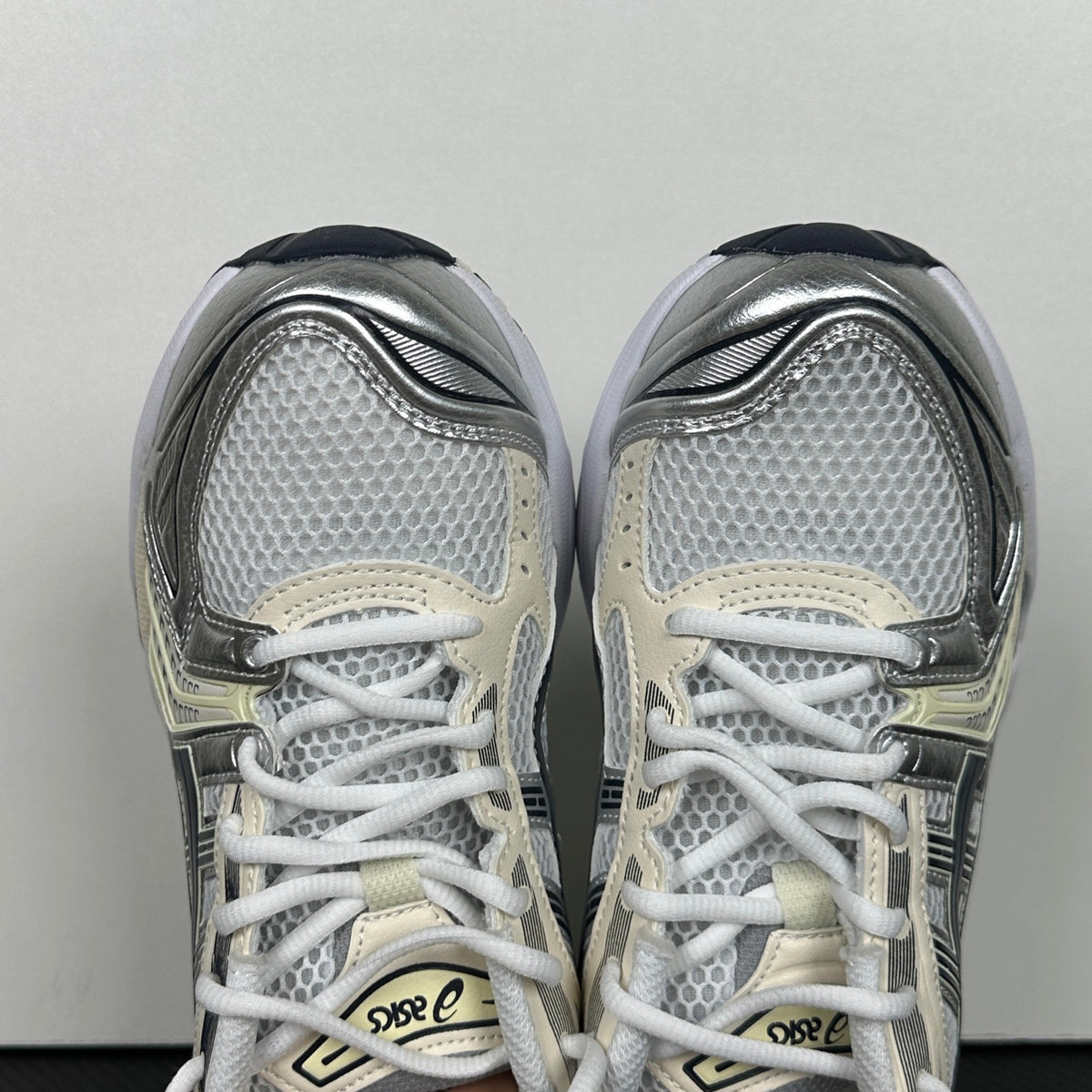 ASICS Gel-Kayano 14 Silver OYSTER WHITE/STEEPLE GREY
