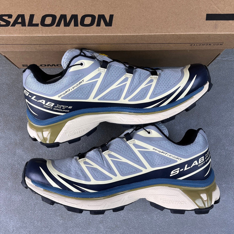 Salomon XT-6 Pearl Blue / Grisaille / Vanilla Ice