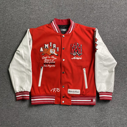 Amiri Mixed Varsity Jacket