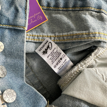 Corteiz Alcatraz Denim Shorts
