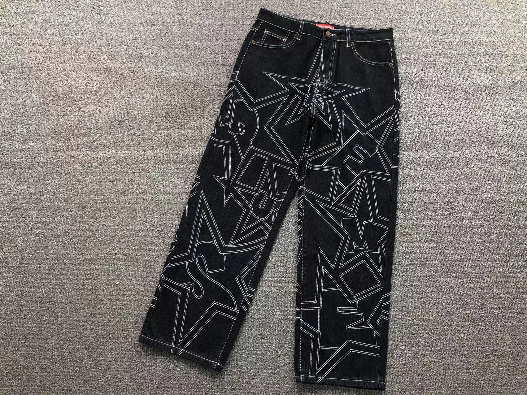 Supreme Stars Stitched Jeans