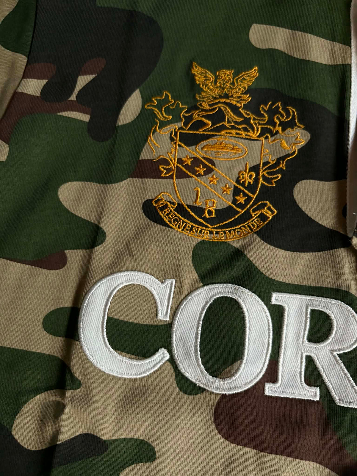 Corteiz Panelled Rugby Camo (ON-HAND)