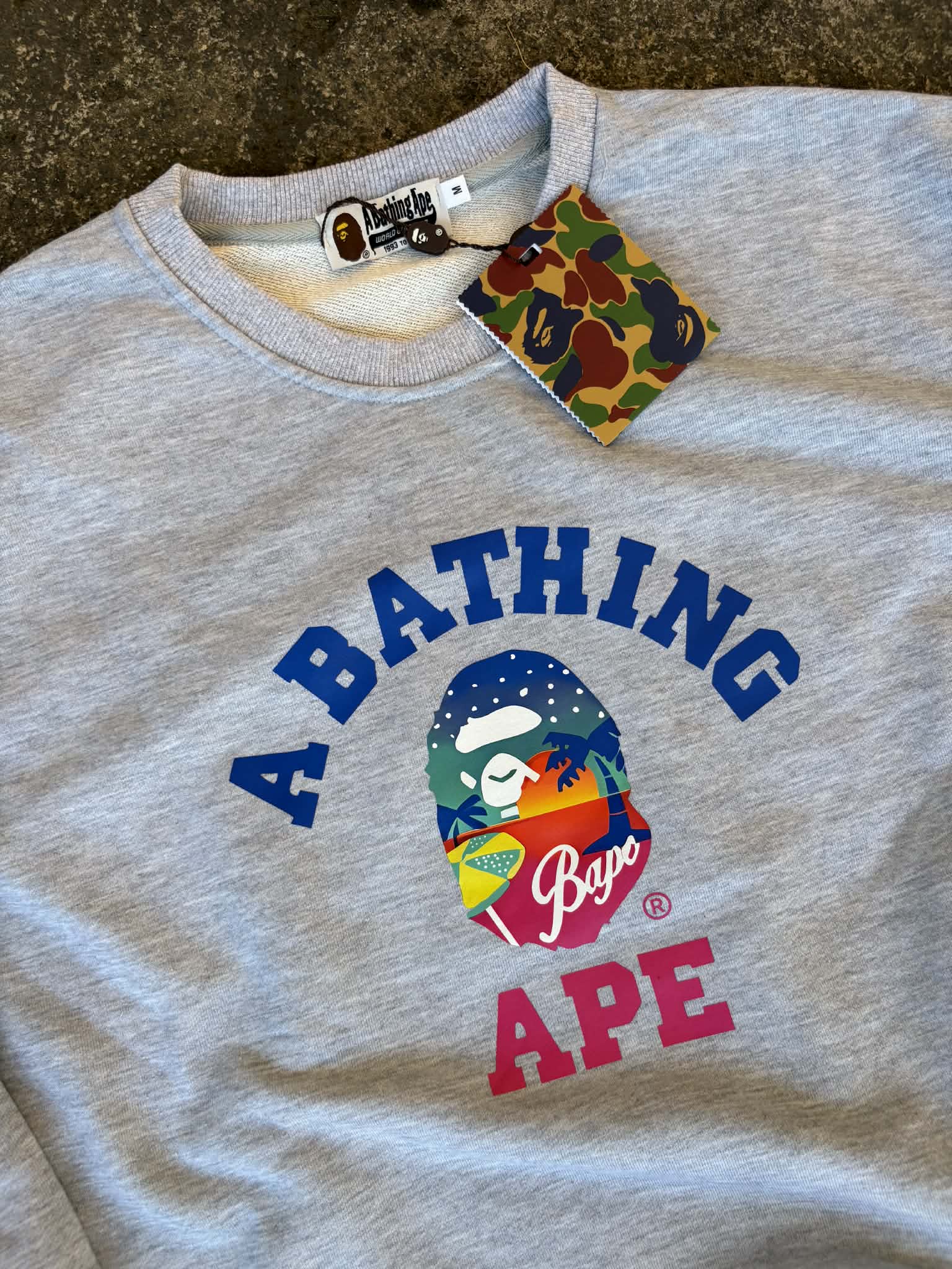 Bathing Ape Gray Sweater