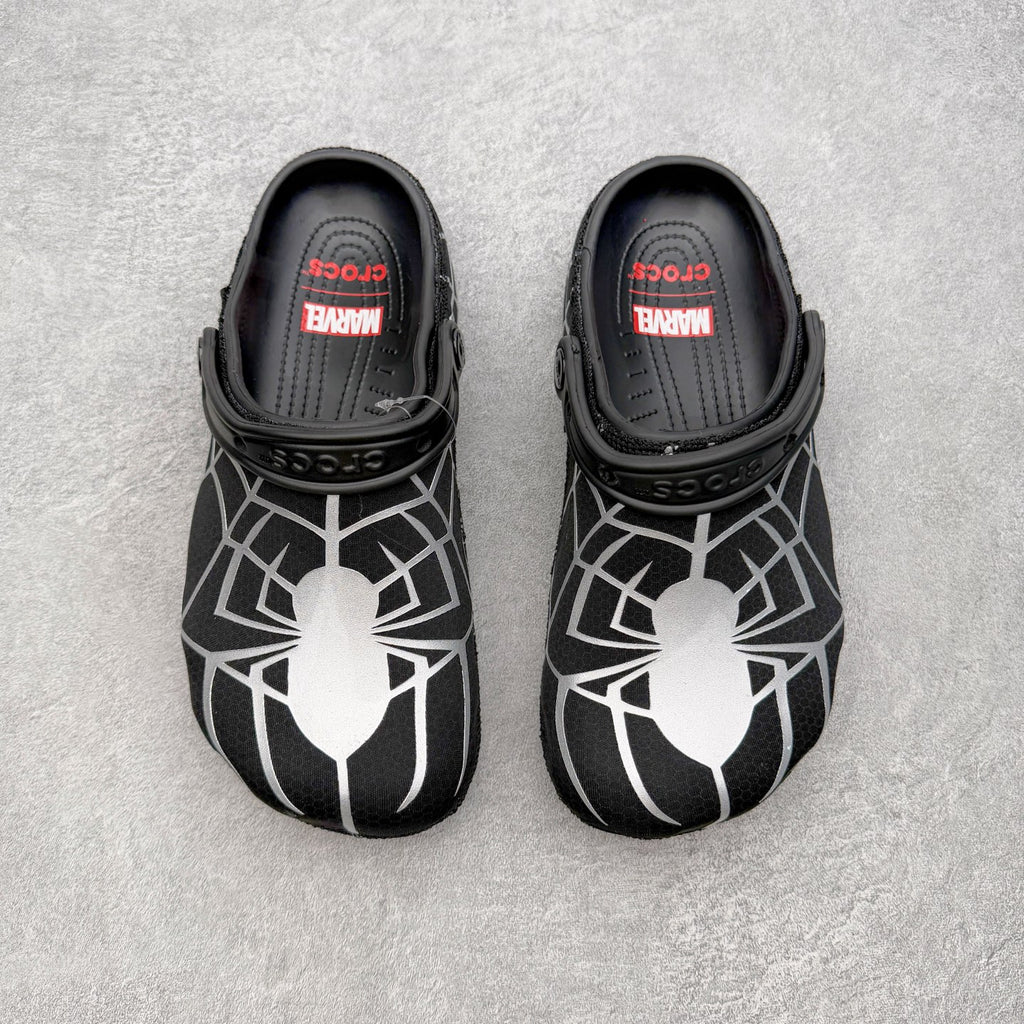 (CUSTOM MADE) Spiderman Neo Classic Clog "Black Suit"