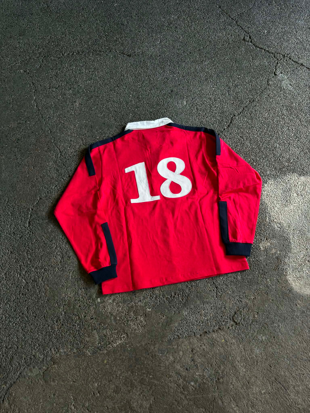 Corteiz Panelled Rugby Red (ON-HAND)
