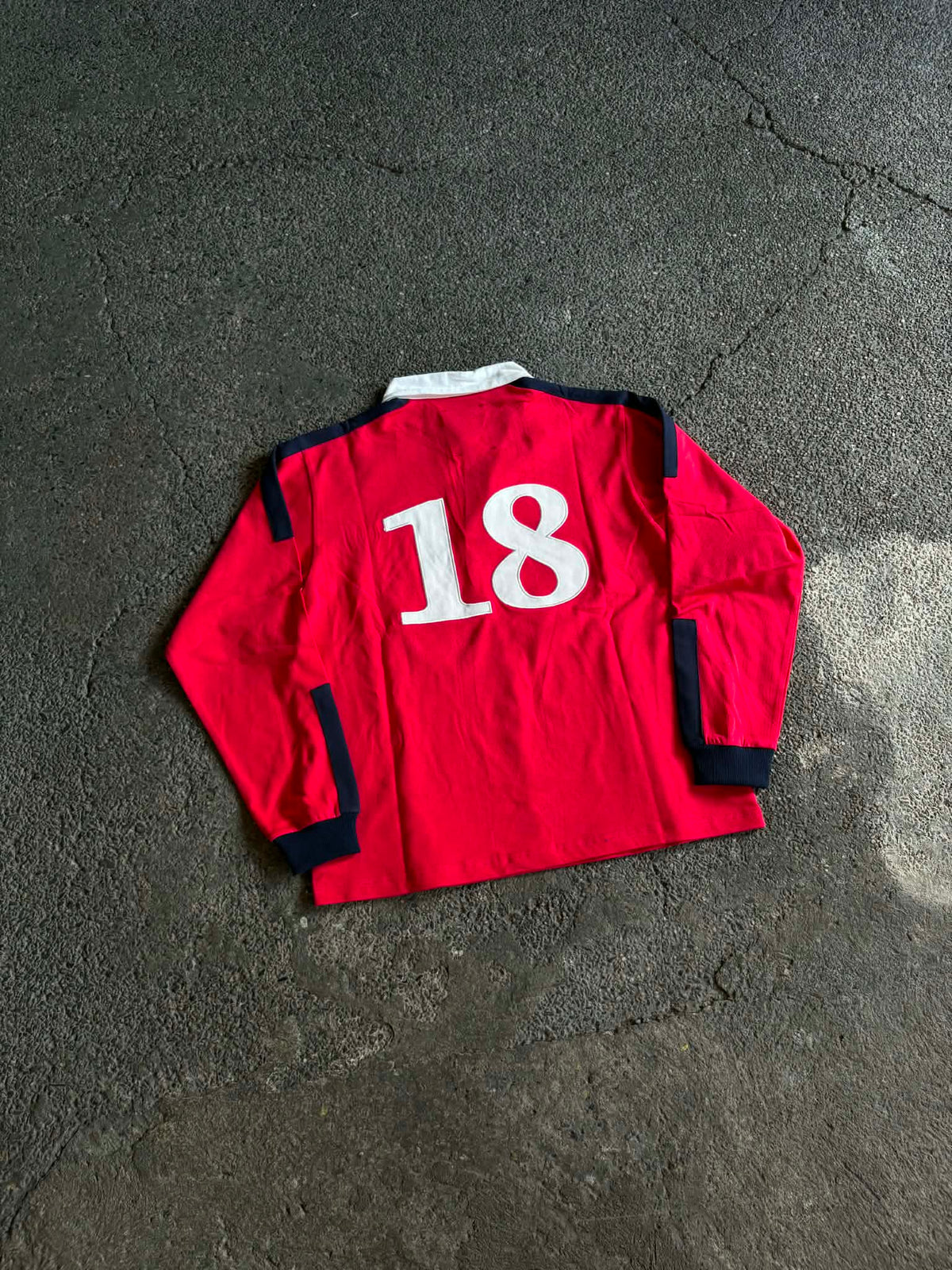 Corteiz Panelled Rugby Red (ON-HAND)
