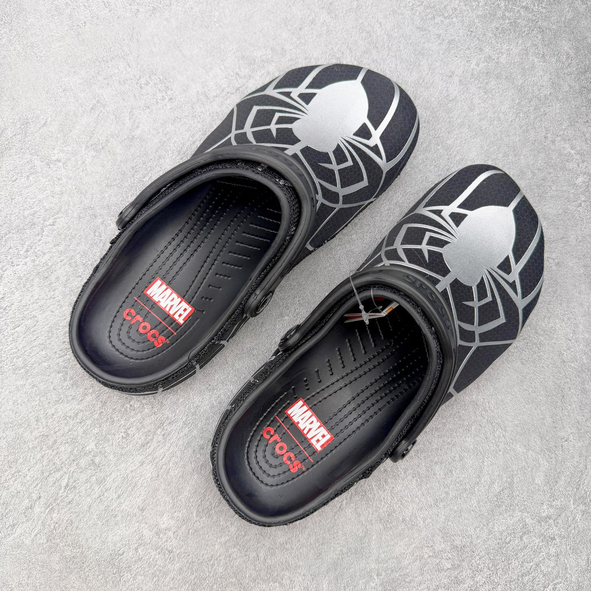(CUSTOM MADE) Spiderman Neo Classic Clog "Black Suit"