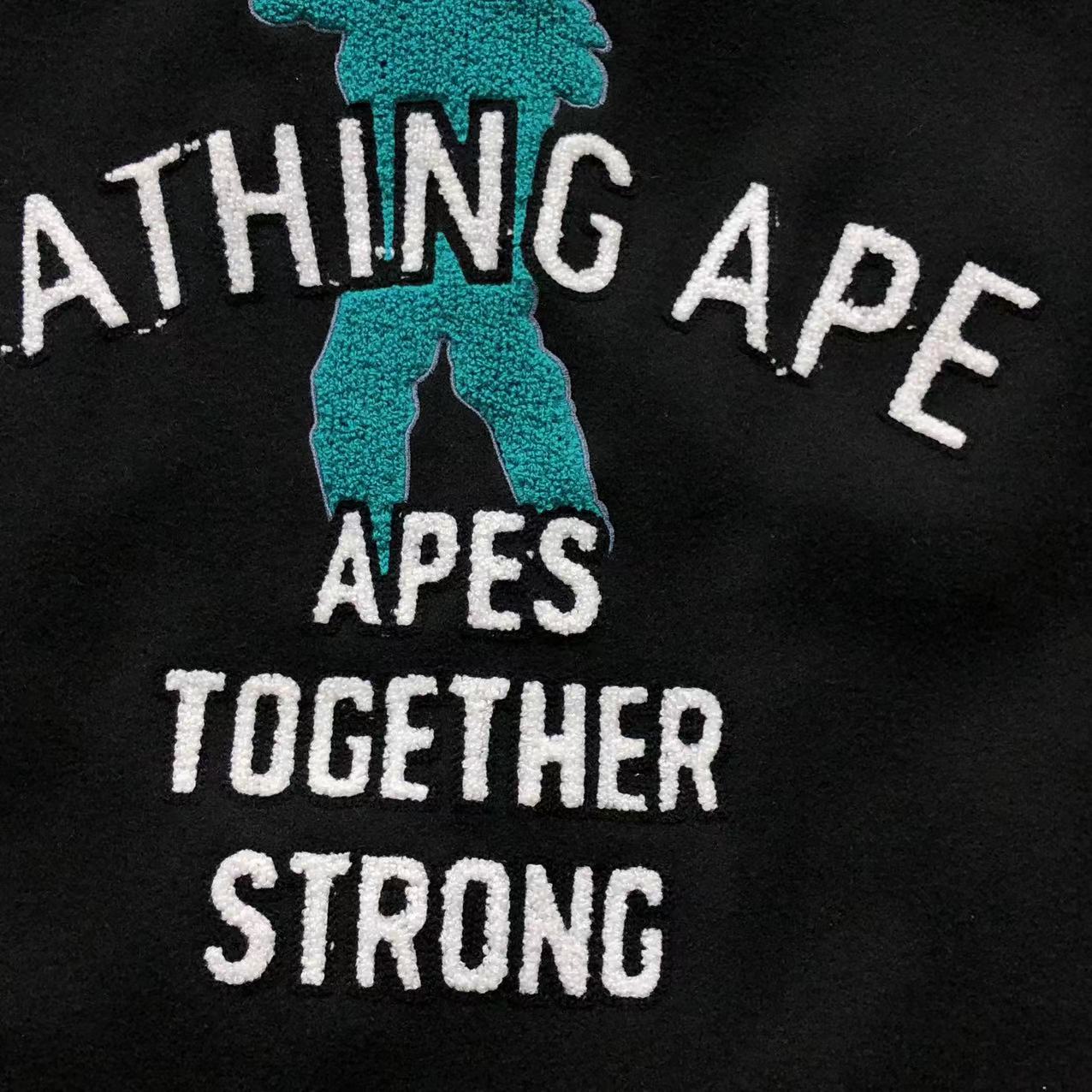 Bape Varsity Leather Jackets