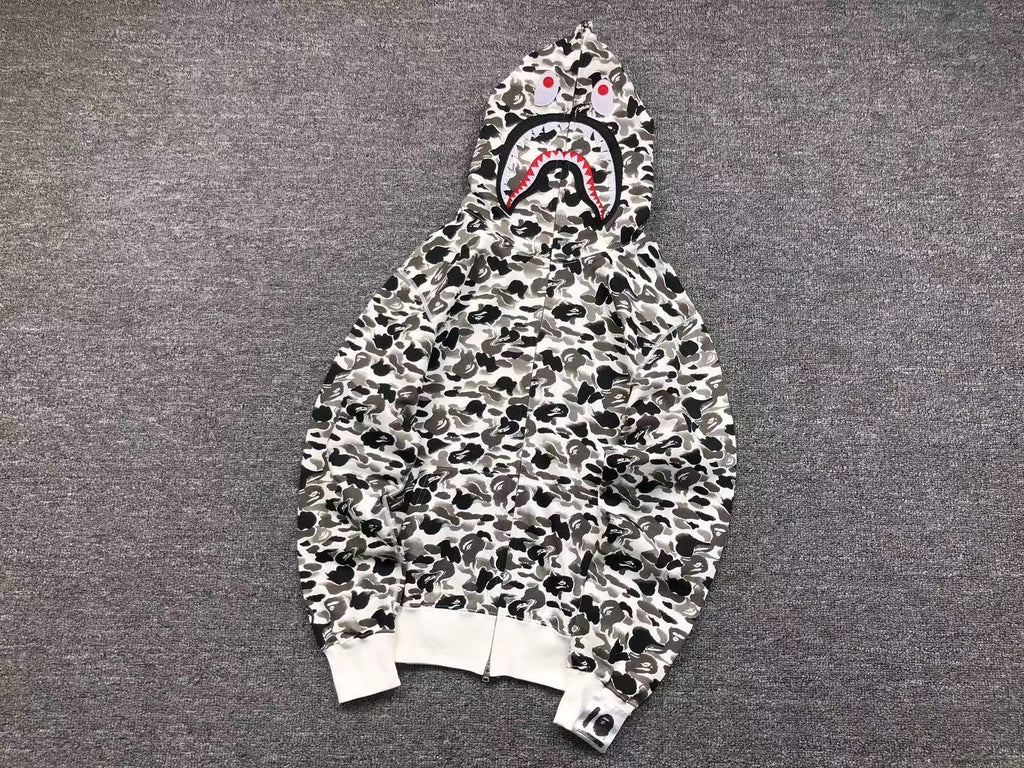 Bape Shark Camo Hoodies
