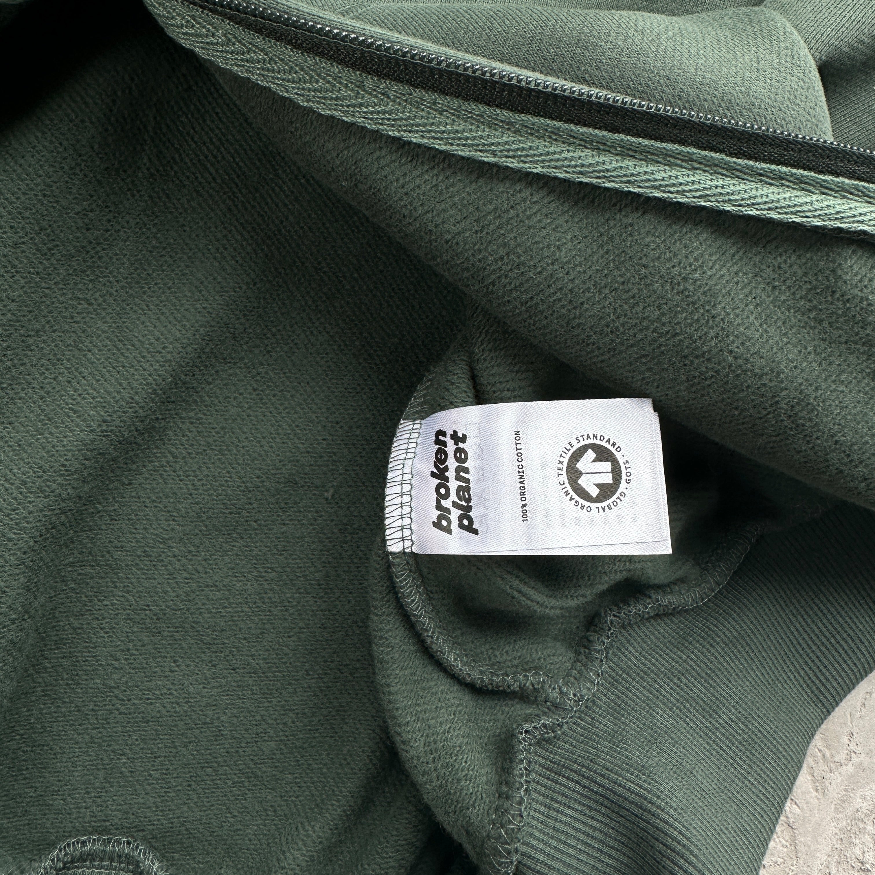 Broken Planet Zip-up Emerald Green Set
