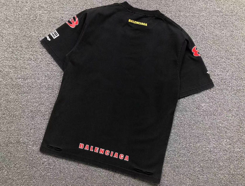 Balenciaga Sponsor Logos Tee