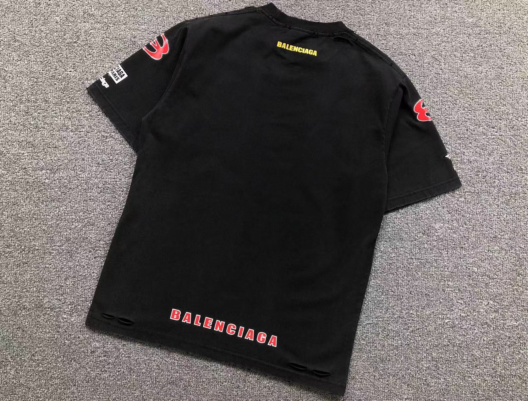 Balenciaga Sponsor Logos Tee