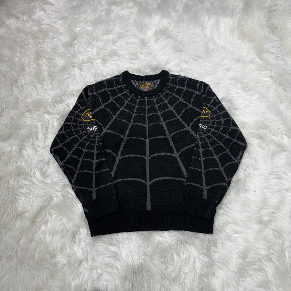 Supreme x Vanson Leathers x Marvel Spider-Man Sweater