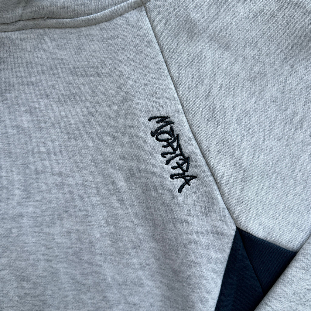 Mertra Colorblock Sports Suit Gray/Blue