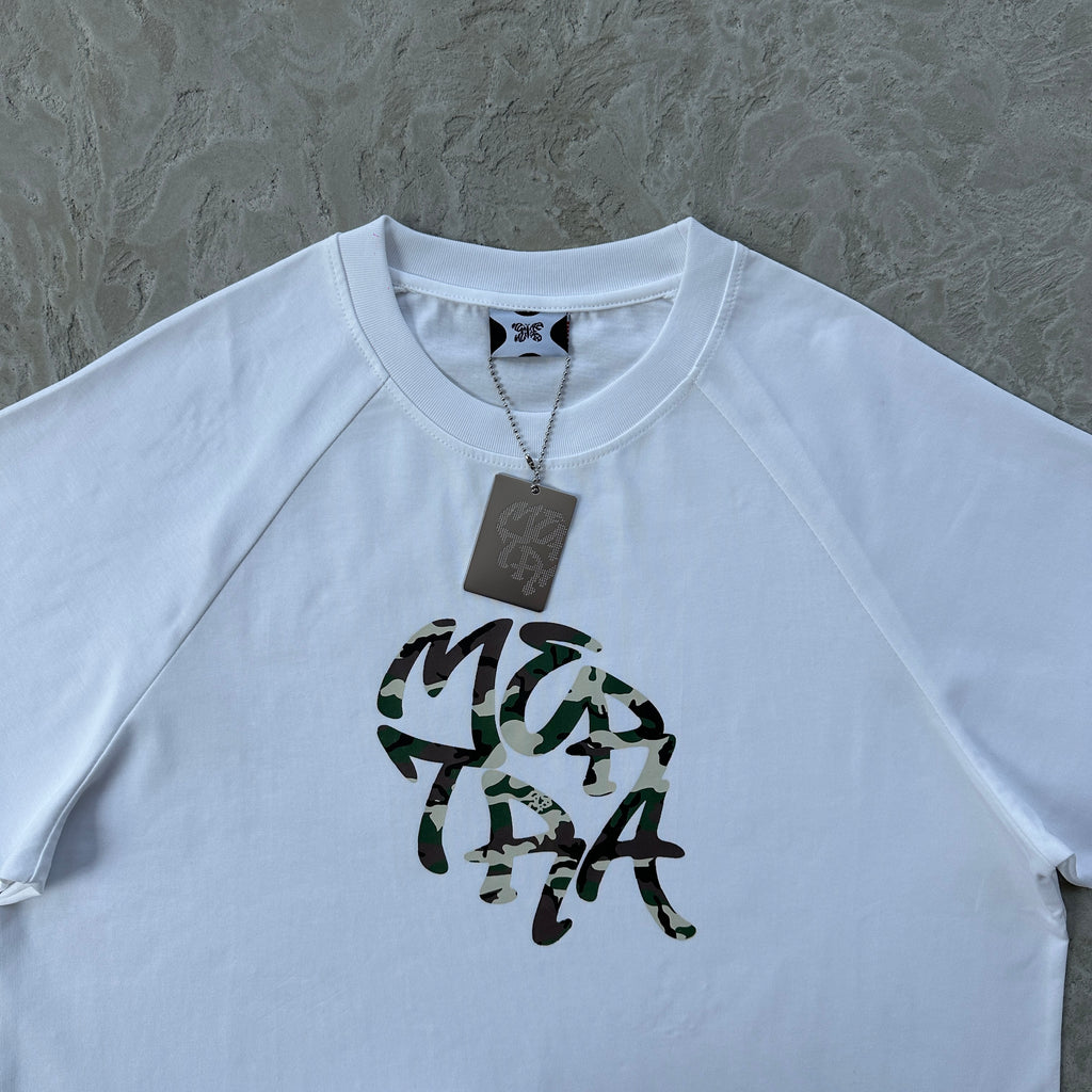 Mertra Camo White Tee