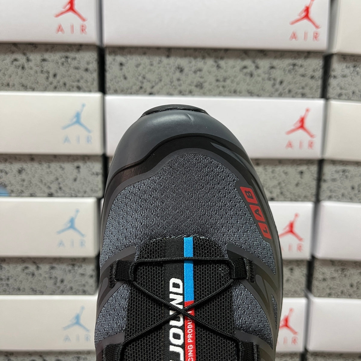 Salomon XT-6 JJJJound Black Fiery Red