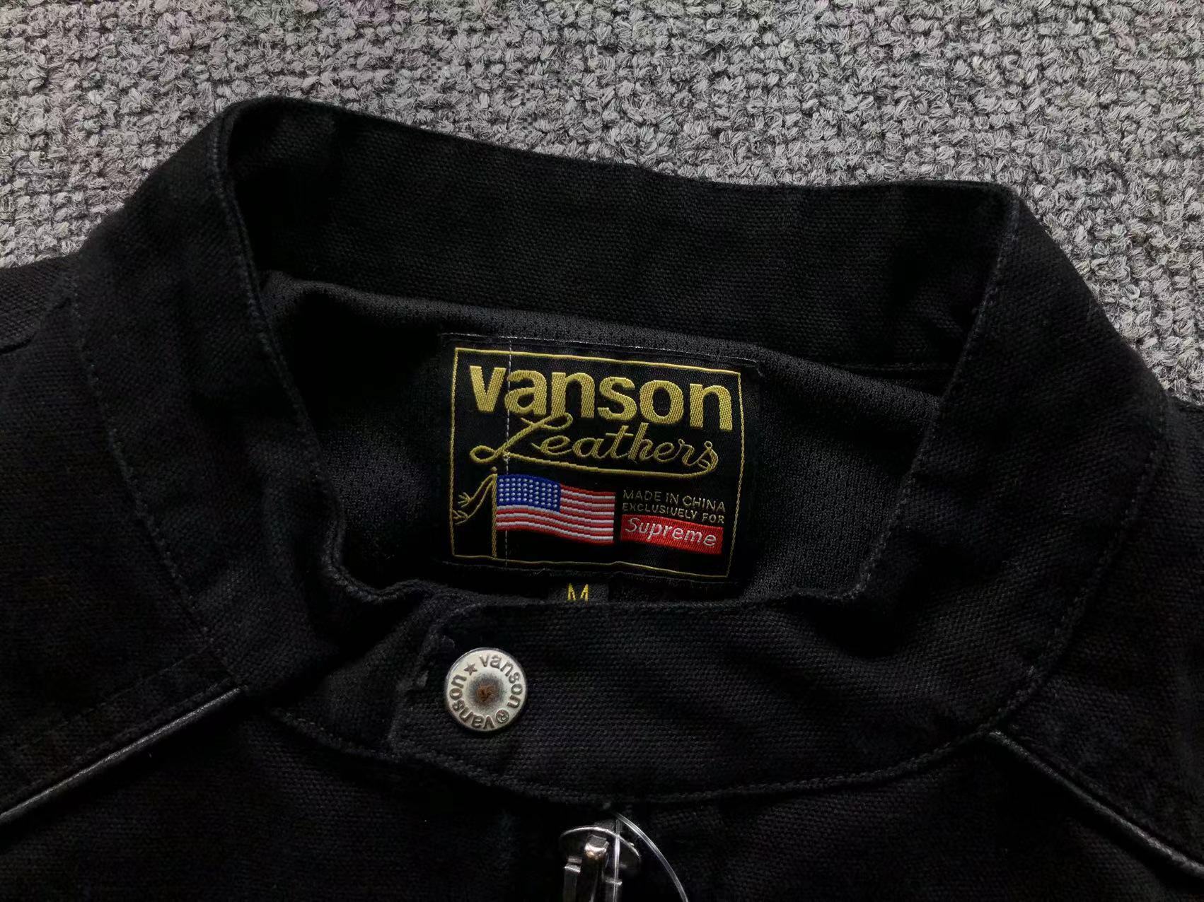Supreme x Vansons Leathers Cordura Jacket