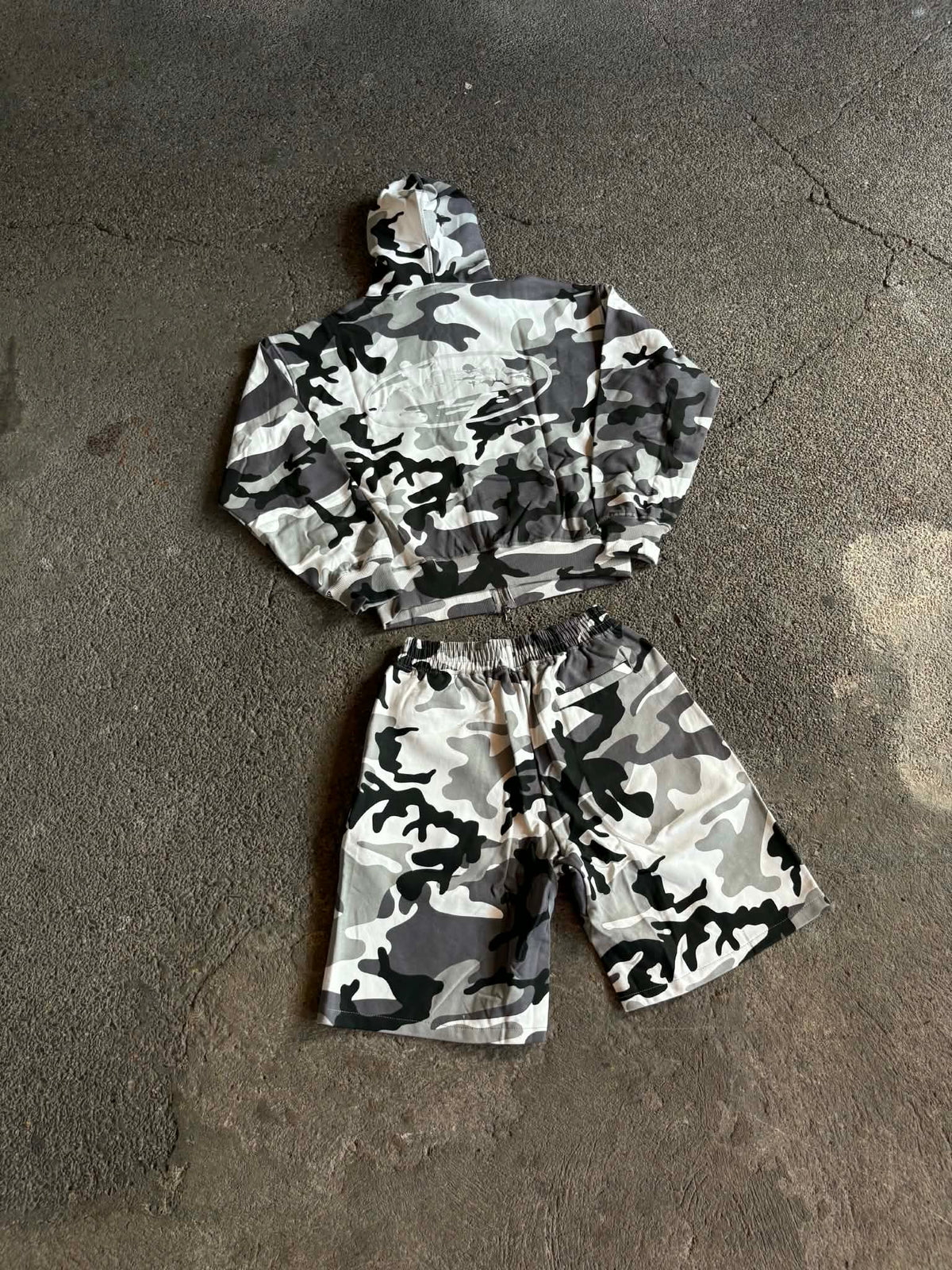 Corteiz Island Puff Print Arctic Camo Set (ON-HAND)