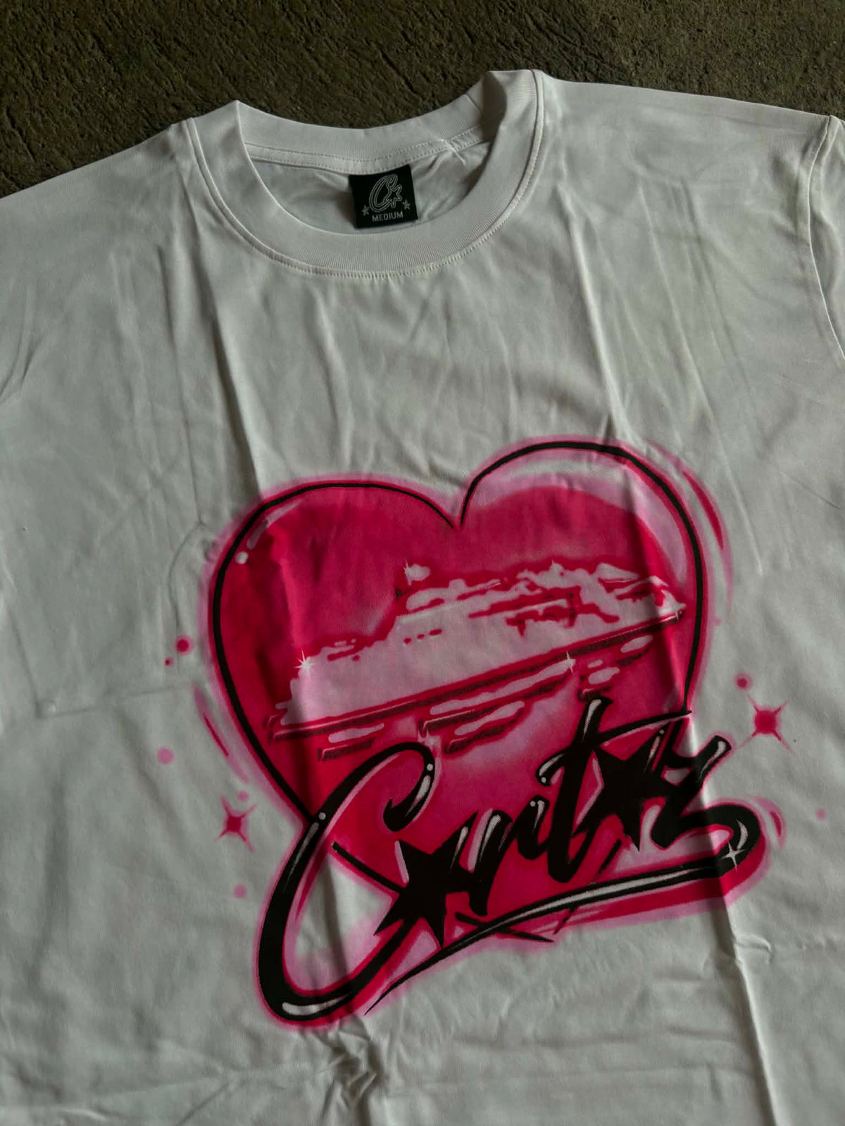 Corteiz Alcatraz Heart Tee (ON-HAND)