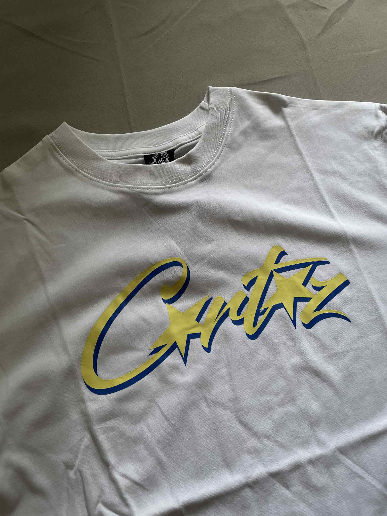Corteiz OG Allstarz White/Yellow Tee