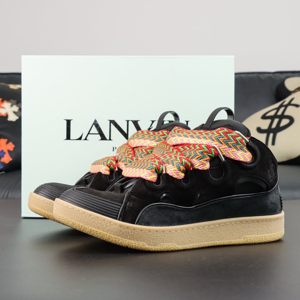 Lanvin Curb Sneakers Black Multicolor