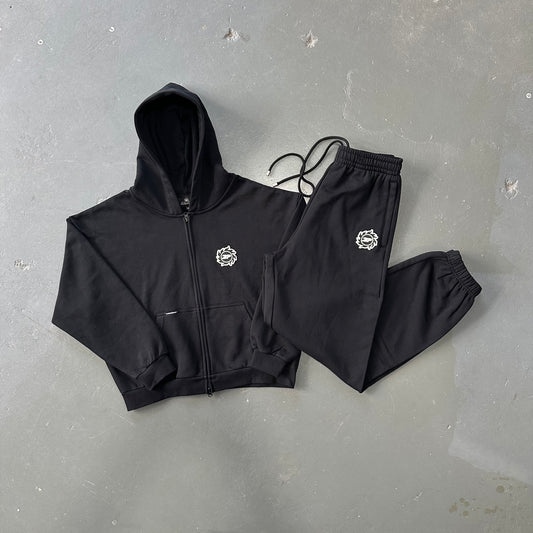 Broken Planet Sun "Black" Zip-up Sets