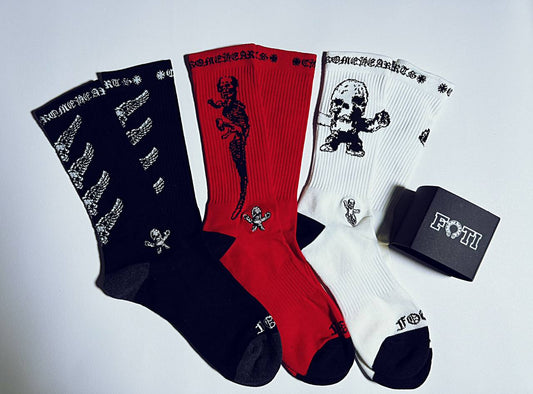 Chrome Hearts Socks (3 PAIRS ONLY)