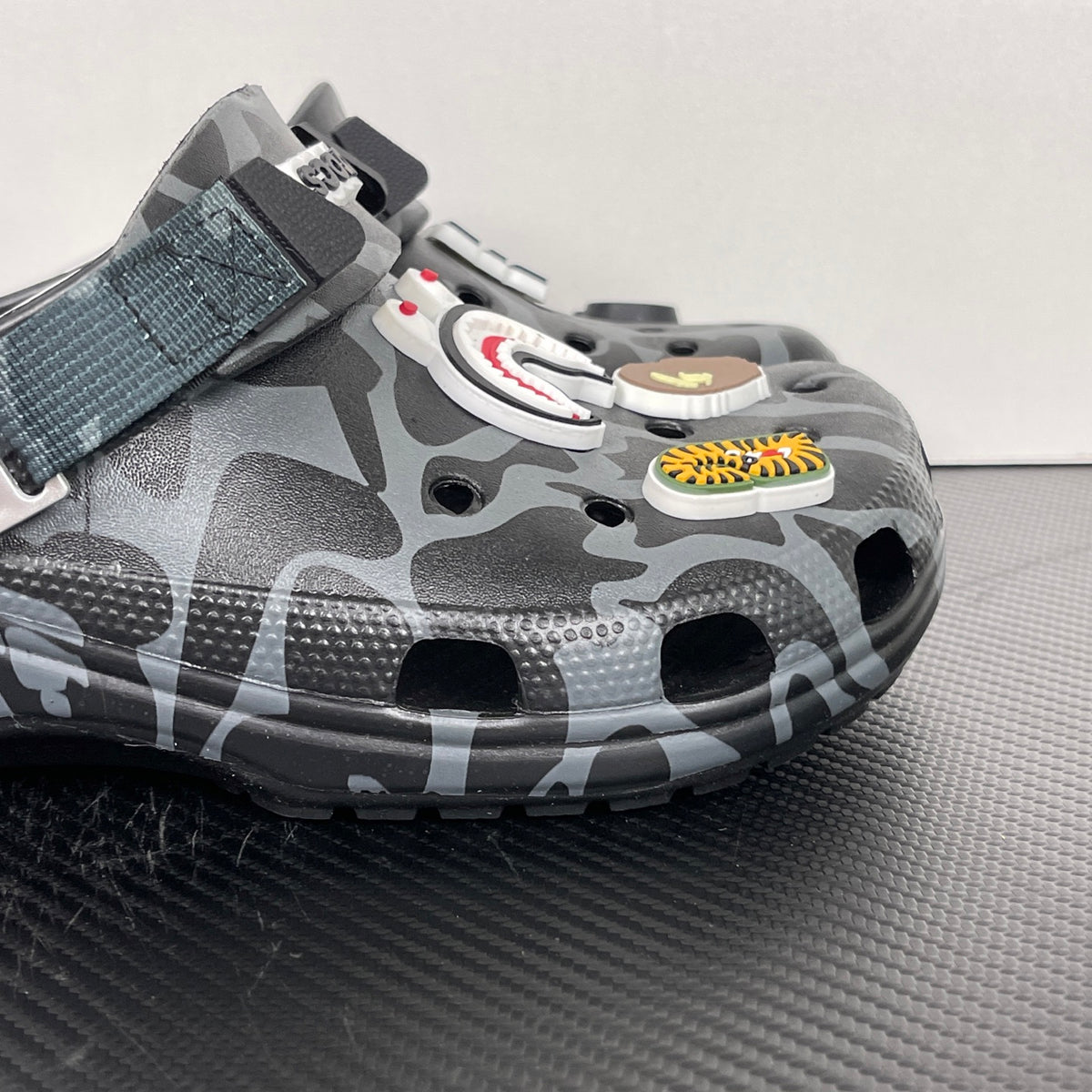 A BATHING APE (BAPE) x Crocs Classic Clog in Black ABC Camo