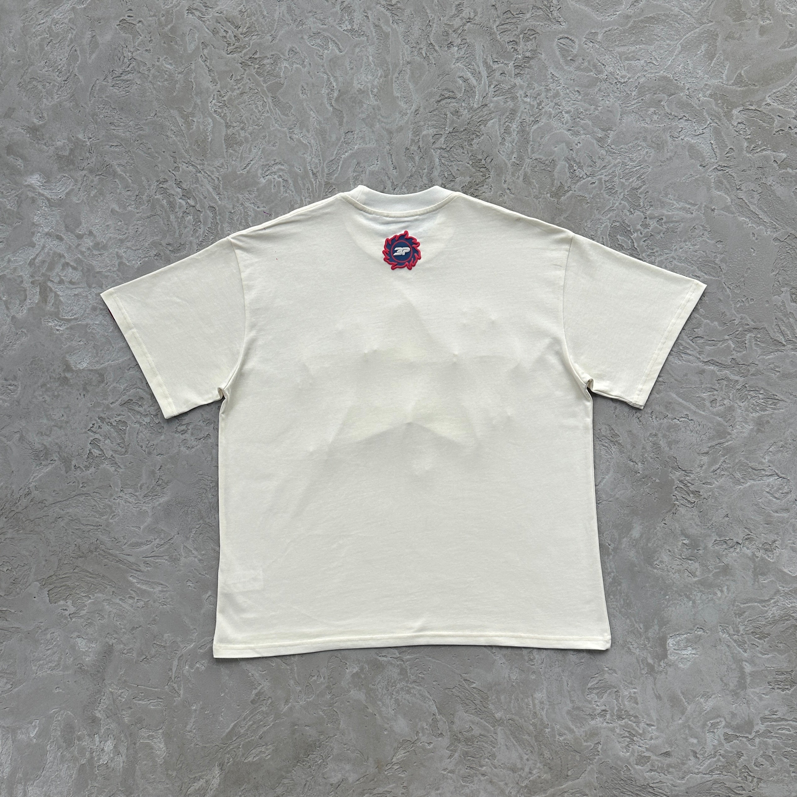 Broken Planet Stars Vanilla White Tee