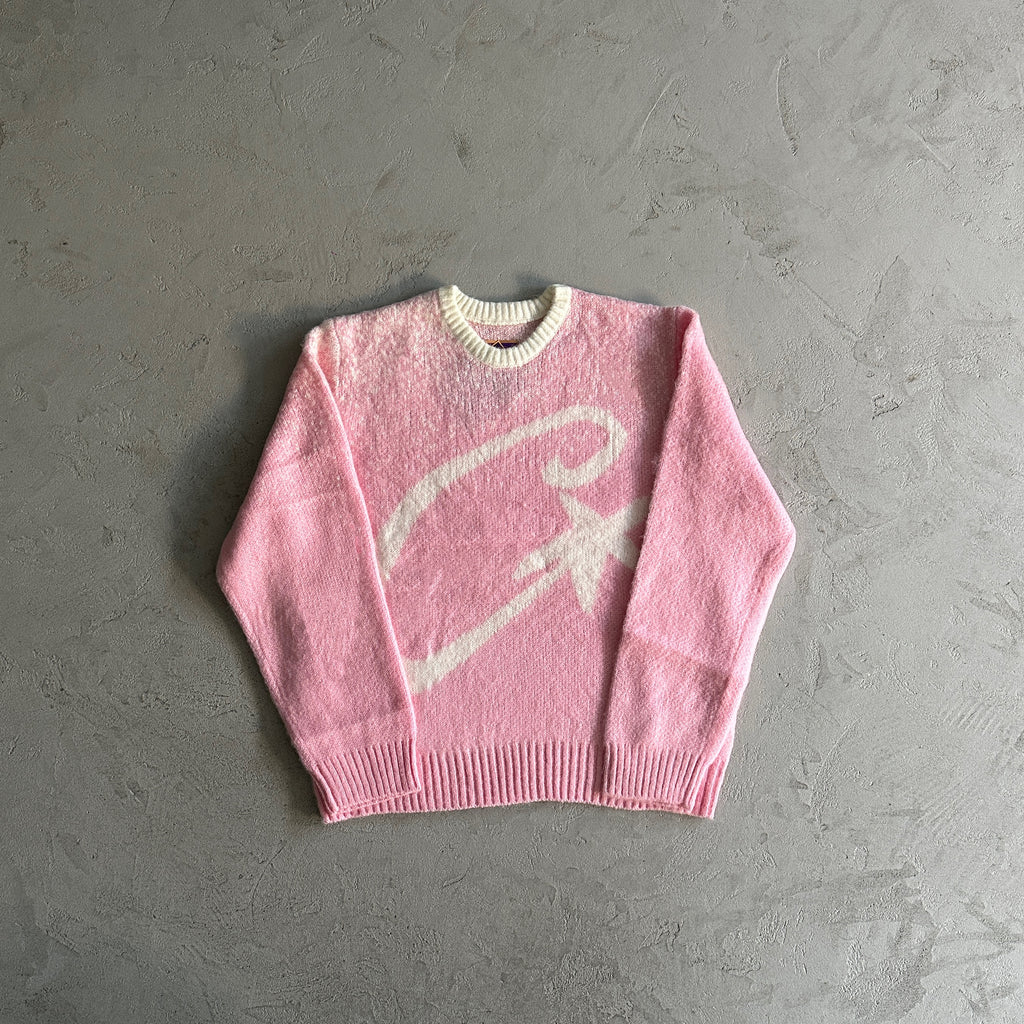 Corteiz C Star Mohair Knit Sweater