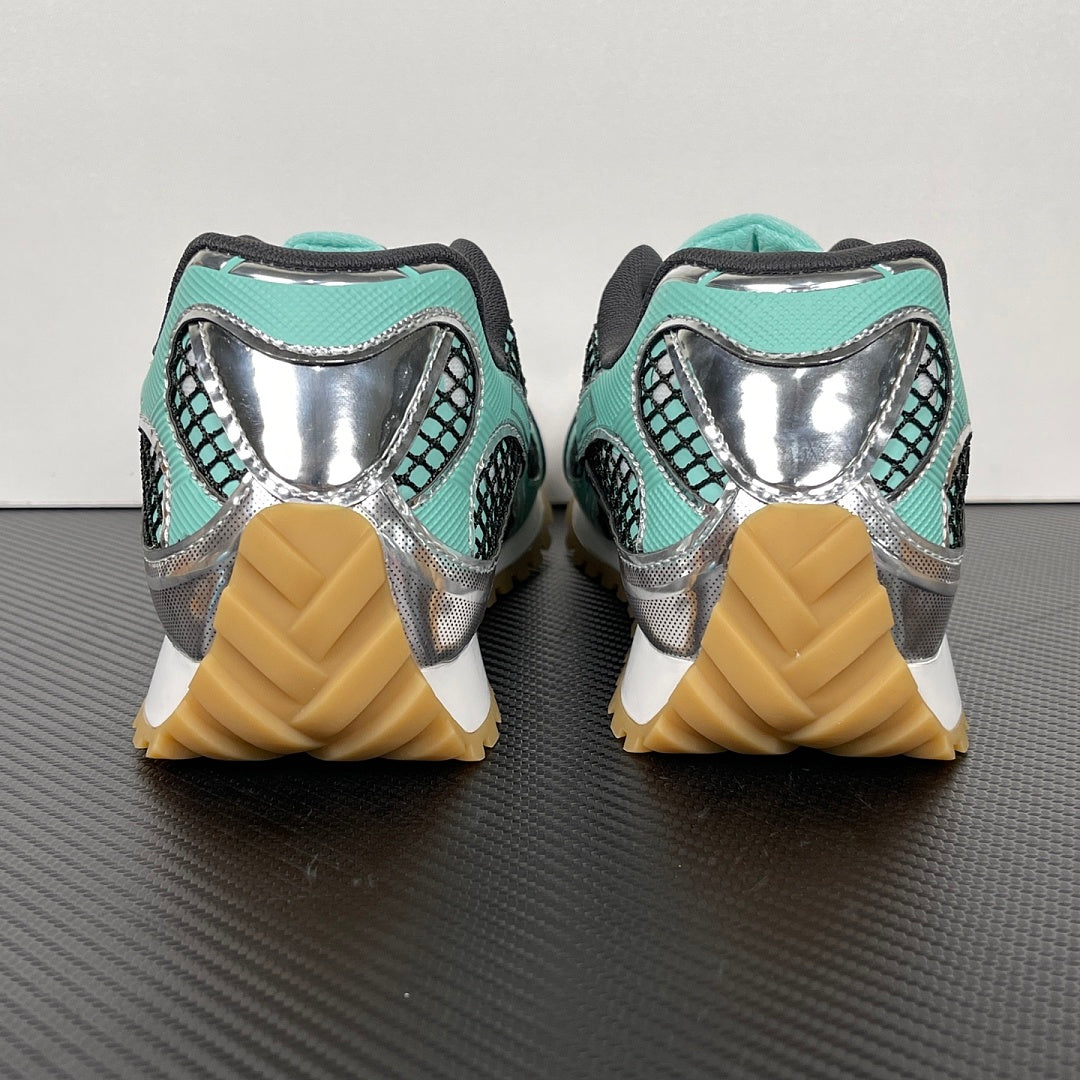 Bottega Veneta Orbit Sneakers Green Oasis / Espresso