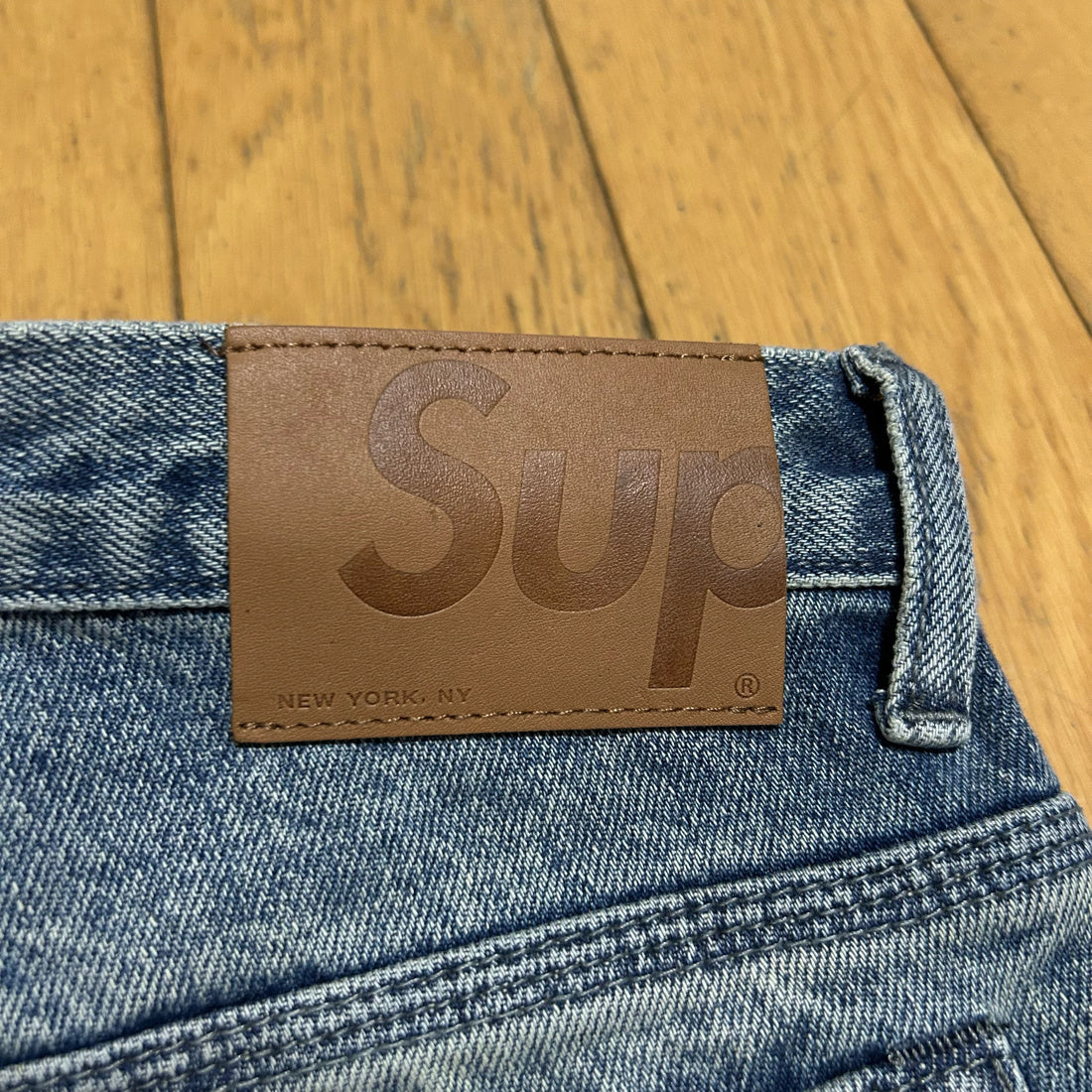 Supreme S Logo Denim Pants