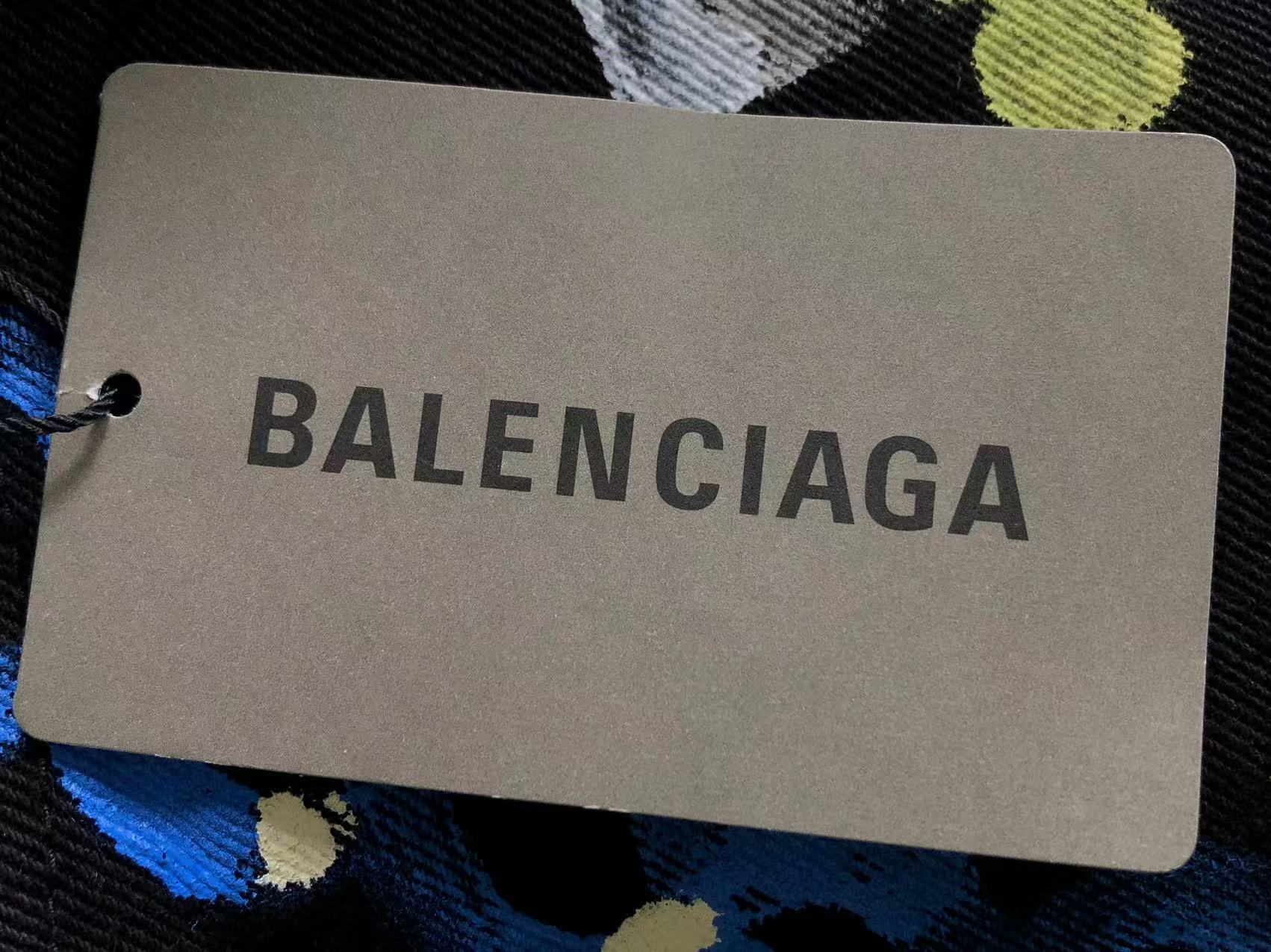 Balenciaga Chain Painted Jeans
