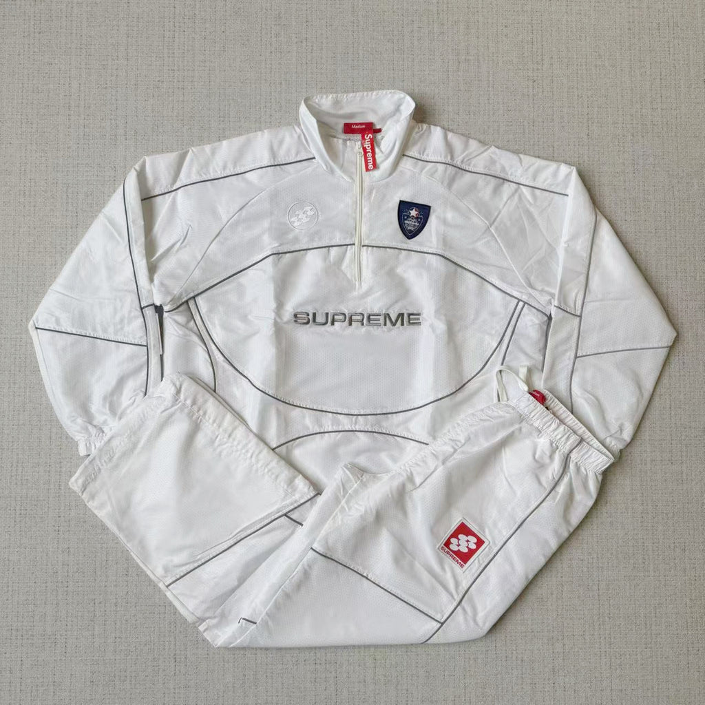 Supreme Reflective Piping Pullover Tracksuit