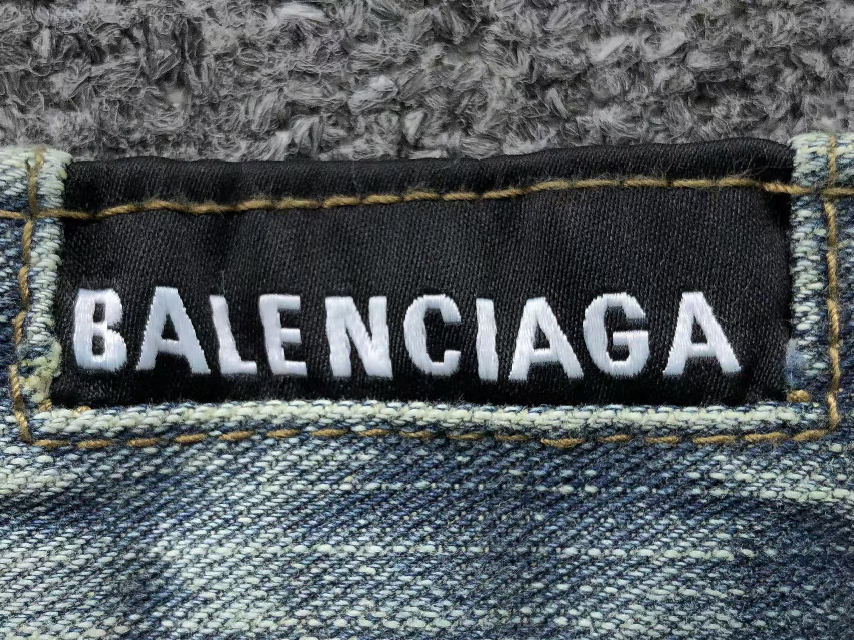 Balenciaga Fifty-fifty Denim Pants