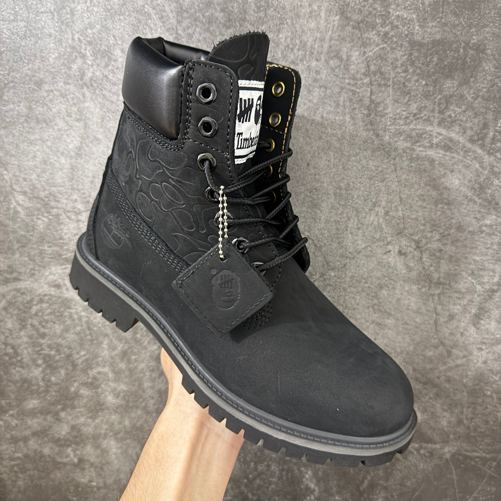 Timberland Boot x Bape x Undefeated Black – Grails in the Hood
