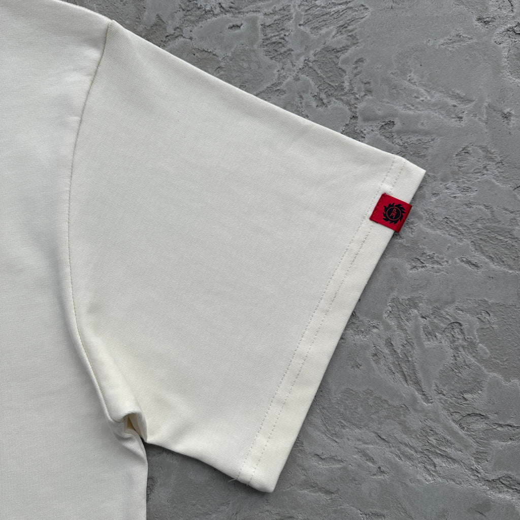 Broken Planet Stars Vanilla White Tee