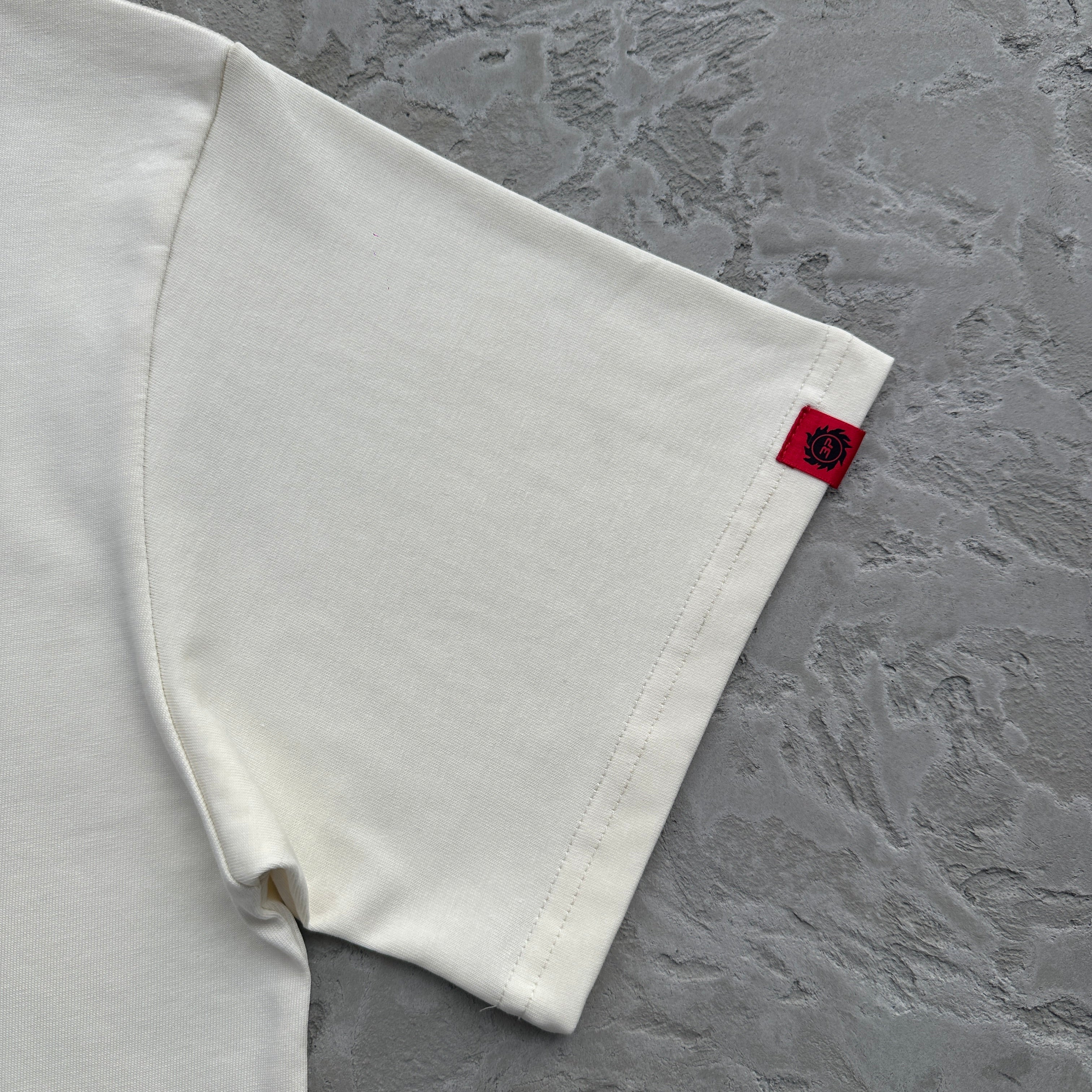 Broken Planet Stars Vanilla White Tee