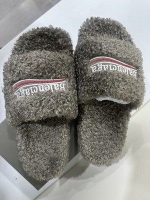Balenciaga Furry Slides
