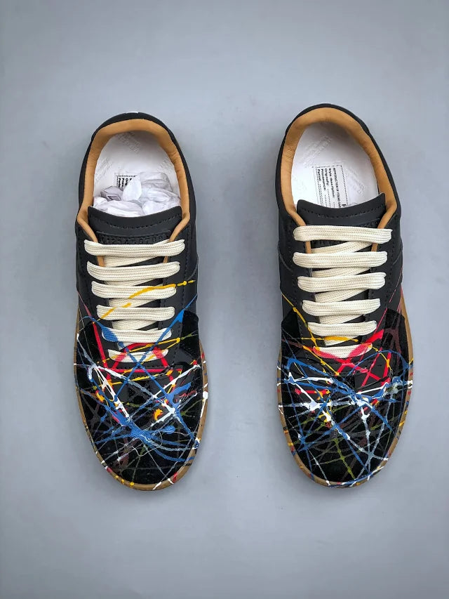 Maison Margiela Replica Black Splattered Gats