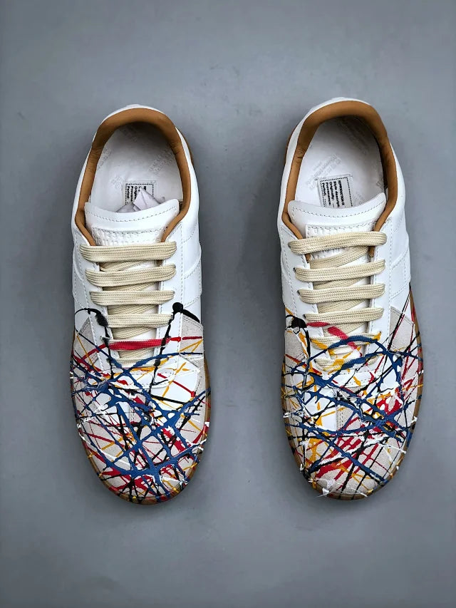 Maison Margiela Replica White Splattered Gats